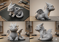 Mystical Dragon Air Plant Holder STL