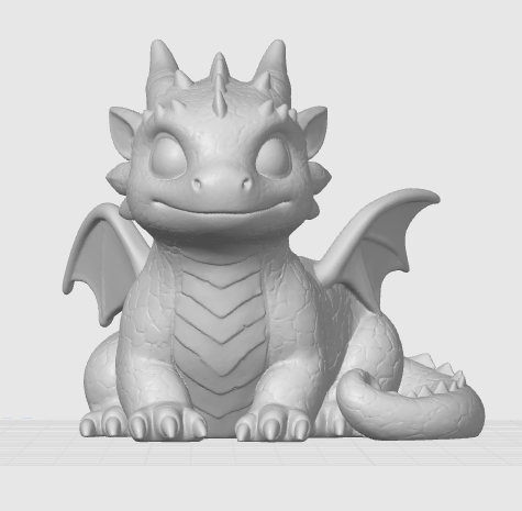 Mystical Dragon Air Plant Holder STL