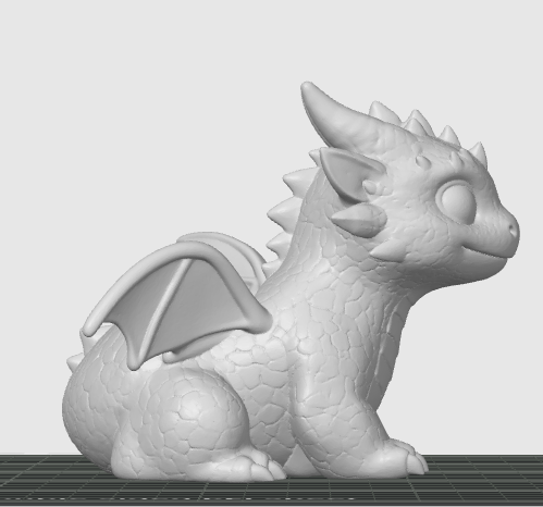 Mystical Dragon Air Plant Holder STL