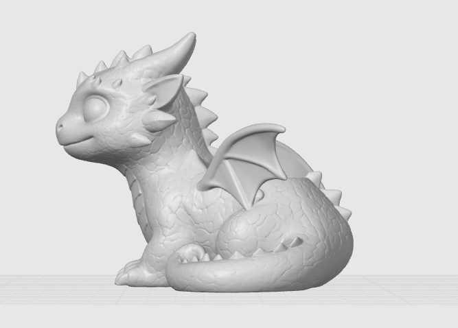 Mystical Dragon Air Plant Holder STL